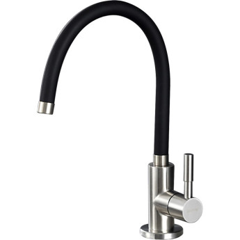 Смеситель для кухни GAPPO G1052-95 с гибким изливом, сатин