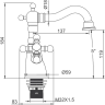 Смеситель для раковины GAPPO G1389-6
